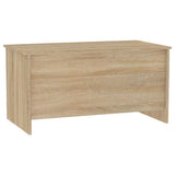 Coffee Table Sonoma Oak 102x55,5x52,5 cm Engineered Wood 809668