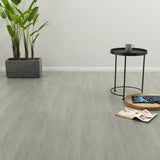 Self-adhesive Flooring Planks 4.46 m 3 mm PVC Grey 143870
