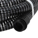 Suction Hose with Brass Connectors Black 1,1" 4 m PVC 151057