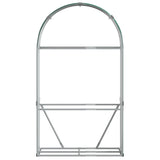 Log Holder Green 120x45x210 cm Galvanised Steel 364542
