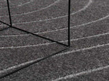 Indoor and Outdoor Rug PALMERAS Anthracite 120 x 120 cm 42022668