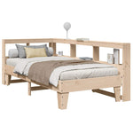 Bookcase Bed without Mattress 75x190cm Solid Wood Pine 3324562