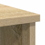 Sideboard with Drawer Sonoma Oak 101x35x76 cm Engineered Wood 861564