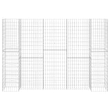 H-Shaped Gabion Planter Steel Wire 260x40x200 cm 145665