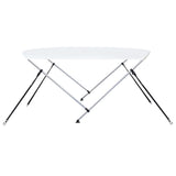 ZNTS 2 Bow Bimini Top White 150x120x110 cm 93123