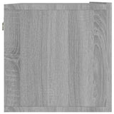 TV Wall Cabinet Grey Sonoma 120x30x30 cm Engineered Wood 815100