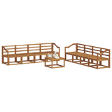 Outdoor Sofa Set 9 pcs Natural 3366197