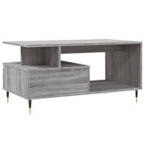 Coffee Table Grey Sonoma 90x49x45 cm Engineered Wood 831018