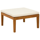 Footrest Solid Acacia Wood Natural 3407792
