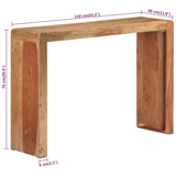 Console Table 110x30x76 cm Solid Wood Acacia 351650