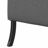 Highback Sofa Dark grey 109 x 56 x 121 cm Fabric 42010833