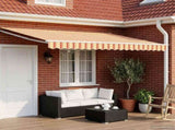 Electric Retractable Awning Multicolour 4 x 2 m 3419919