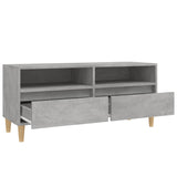 TV Cabinet Concrete Grey 100x34.5x44.5 cm Engineered Wood 831897