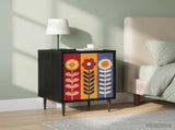 Bedside Cabinet ESSEN 2 pcs Black Oak 36 x 33 x 51 cm 8007256