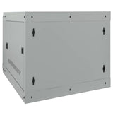 Network Cabinet with Storage Grey 53 x 60 x 45 cm Steel 42017654