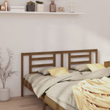 Bed Headboard Honey Brown 156x4x100 cm Solid Pine Wood 818828