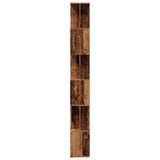 Book Cabinet Old Wood 80x24x192 cm Engineered Wood 855782