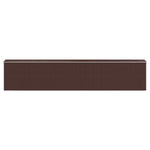 Garden Shed Dark Brown 192x1021x223 cm Galvanised Steel 3147470