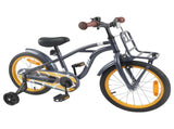 Kids Bike 16 Inches for 4-6 Years Old Dark Grey 42009309