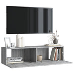 ZNTS TV Wall Cabinet Grey Sonoma 120x30x30 cm Engineered Wood 815100