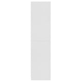 Wardrobe White 100x50x200 cm Engineered Wood 800225