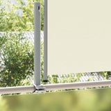 Patio Retractable Side Awning 120 x 300 cm Cream 45188