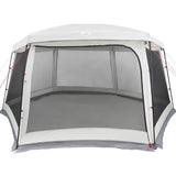 Pool Tent with Removable Fly & Mesh Walls Grey 670x590 cm 4100633