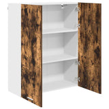 Hanging Cabinet Smoked Oak 80 x 31 x 100 cm Engineered Wood 884366