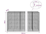 Gabion with 3.5 mm Wire and 5x5 cm Mesh 1150x30x200 cm 3462305