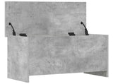 Storage Chest Concrete Grey 80 x 40 x 50 cm Engineered Wood 8011262
