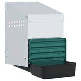 Chicken Nesting Box 1 Compartment Wall-Mounted Galvanised Steel 4104898