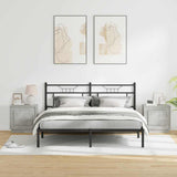 Bedside Cabinet 2 pcs Concrete Grey 44 x 34.5 x 45 cm 869569