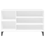 Shoe Cabinet White 102x36x60 cm Engineered Wood 819748