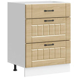 Kitchen Base Cabinet "Lucca" Sonoma Oak Engineered Wood 854272