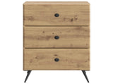 Bedside Cabinet Artisan Oak 43 x 41 x 66.5 cm Engineered Wood 895484
