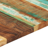 Rectangular Table Top 60x120 cm 25-27 mm Solid Reclaimed Wood 286057