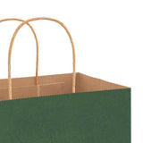 Paper Bags 250 pcs with Handles Green 32x22x24 cm 4101735