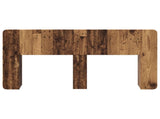 Headboard Cabinet with Storage Old Wood Engineered Wood 8001217