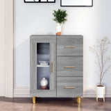 Sideboard Grey Sonoma 69,5x34x90 cm Engineered Wood 817364