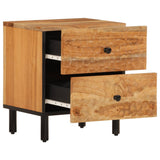 Bedside Cabinet 40x33x46 cm Solid Wood Acacia 356853
