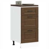 Kitchen Base Cabinet Porto Brown Oak Engineered Wood 854227
