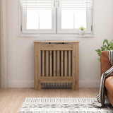 Radiator Cover Artisan Oak 78 x 19 x 81.5 cm Engineered Wood 884101