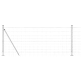 Welded Wire Fence with Concrete Base 25 x 1 m 3351506