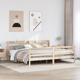 Bed Frame with Headboard without Mattress 200x200 cm 3306653
