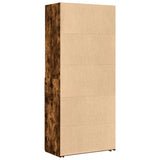 Highboard Smoked Oak 80x42.5x185 cm Engineered Wood 3281382