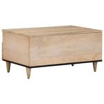 ZNTS Coffee Table 80x54x40 cm Solid Wood Mango 358261