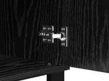 Sideboard Black Oak 40 x 35 x 70 cm Engineered Wood 881689