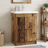 Bathroom under Sink Cabinet Old Wood 78.5 x 37.5 x 81 cm 890052
