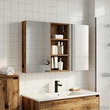 Bathroom Cabinet Set 3 pcs 110 x 10.5 x 60.5 cm Engineered wood 3403718