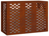Air Conditioner Cover Rusty 110 x 50 x 105 cm Weathering Steel 865917